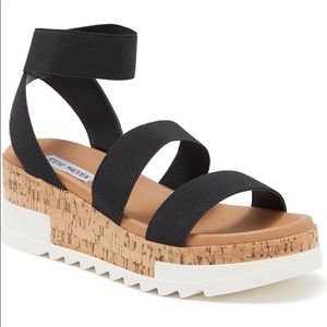 Belladonna ankle strap black sandal